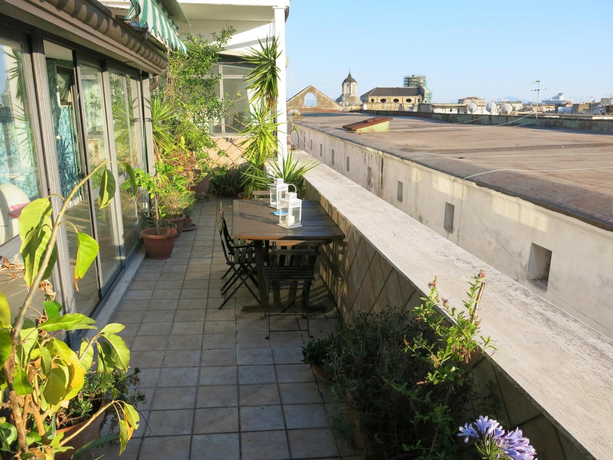 Historical Naples With Panoramic Terrace Apartment Ngoại thất bức ảnh